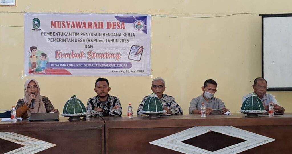 Rembuk Stunting Di Desa Kanrung, Upaya Perkuat Komitmen Pencegahan Dan Penanganan Mulai Dari Desa