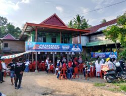 Pammase Disambut Ratusan Pendukungnya Di Desa Wajoriaja,Tanasitolo