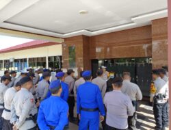 Polres Sinjai Gelar Apel Pengecekan Kesiapan Personil Pam Kampanye Pilkada 2024