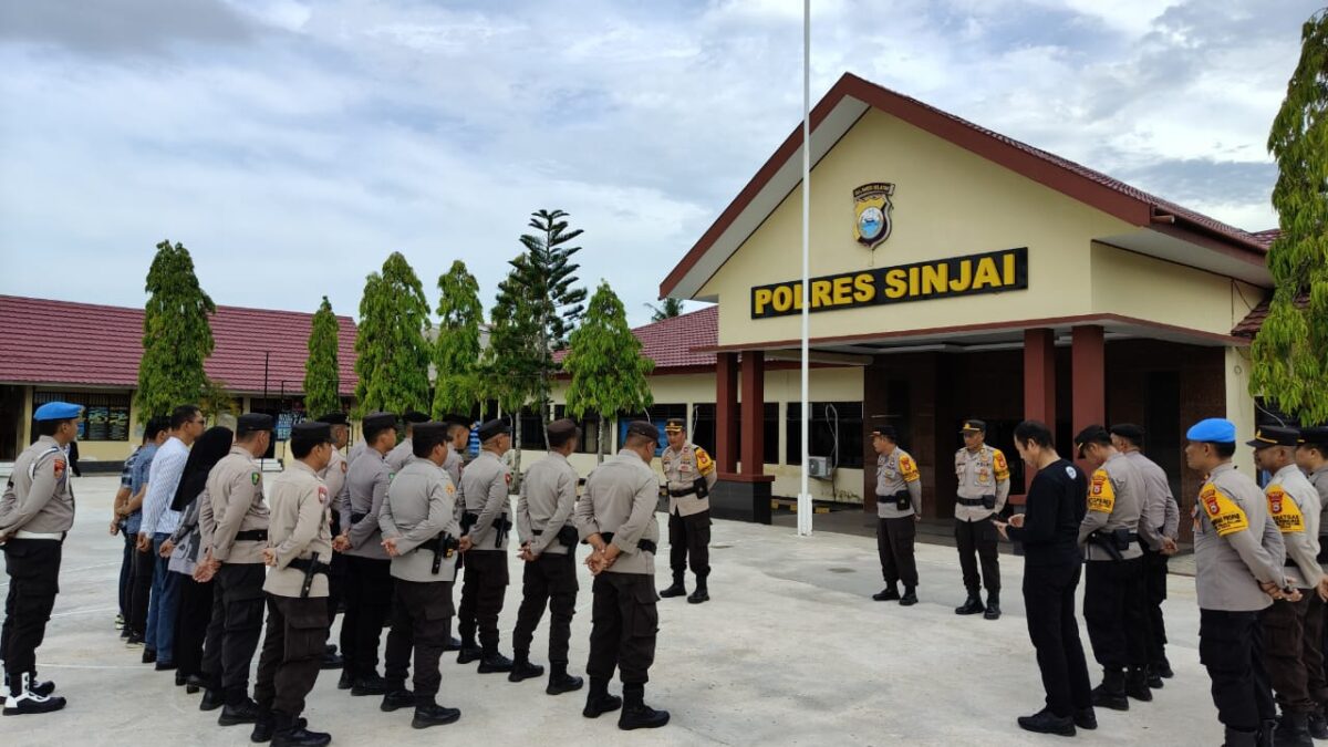 Kabag Ops Polres Sinjai Pimpin Apel Kesiapan Pam Kampanye Pilkada 2024