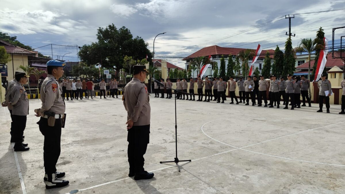 Usai  Libur Panjang, Wakapolres Sinjai Tekankan Disiplin Personel
