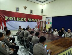 Kabag SDM Polres Sinjai Rapat Internal Terkait Penerimaan Anggota Polri 2025