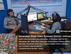Melalui Radio Suara Bersatu FM, Polres Sinjai Sosialisasikan Penerimaan Anggota Polri 2025