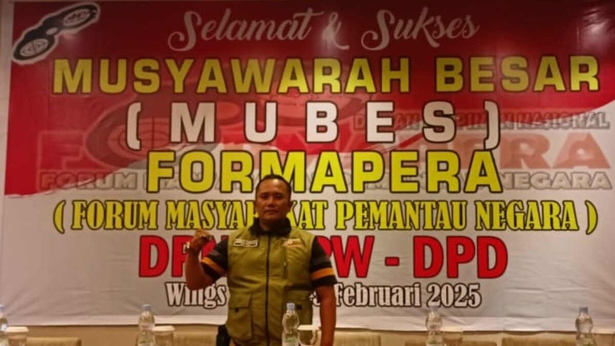 Bambang Syahputra, Ketua DPW FORMAPERA Sumut, Siapkan Jalankan Organisasi Secara Profesional Dan Berakhlak Hingga Ke Pelosok Daerah