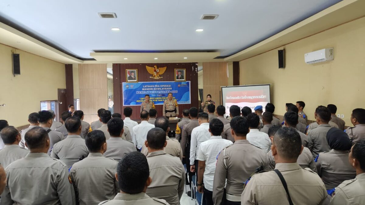 Polres Sinjai Gelar Pra Latihan Ops Keselamatan Pallawa 2025