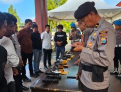 Polres Sinjai Gelar Pemeriksaan Senpi, Pastikan Aman Dan Sesuai Prosedur