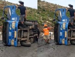 Trruk Sampah Tergelincir, Ketua DPRD Makassar Tegur DLH Dan PU