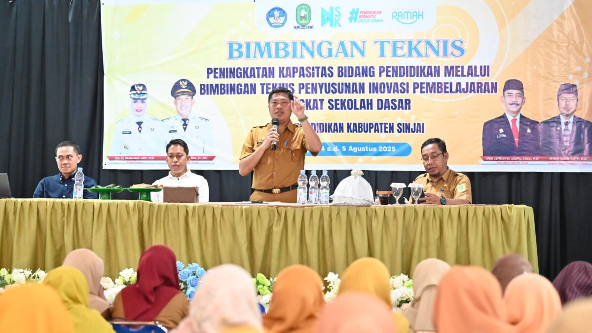 Ka.Disdik Sinjai : “Gerakan Satu Sekolah Satu Inovasi Yang Berkelanjutan”