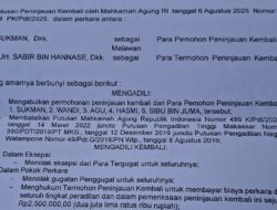 Mahkamah Agung, Kabulkan PK Sibu Bin Juma,dkk, Atas Lahan Di Dusun Seppange,Desa Tungke,KecamatanBengo,Kabupaten Bone.