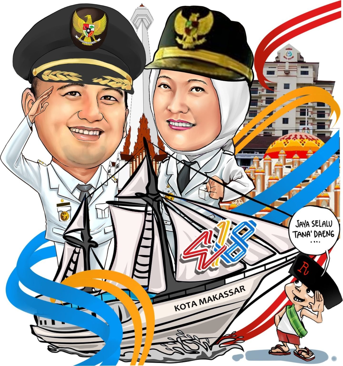 HUT ke-418 Makassar: Pesta Rakyat yang Diwarnai "Kado Kerja Nyata"
