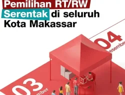 11.390 Calon Berebut Kursi Pada Pemlihan Serentak Ketua RT/RW Di Kota Makassar