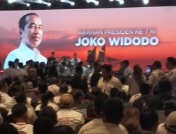Joko Widodo Hadiri Rakernas Perdana PSI Di Hotel Claro Makassar
