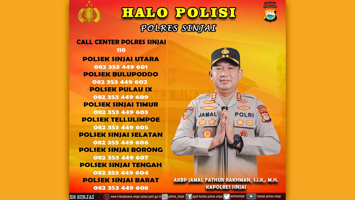 Dari Pertemuan SMSI Sinjai Dengan Ka.Polres Sinjai: Permudah Layanan, Call Center 110 Polres Sinjai Disiagakan Aktif 24 Jam Dan Gratis