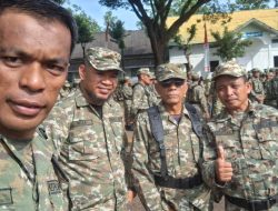 Kepala Desa Kanrung Ikuti Latihan Dasar Militer Komcad Se Sulsel Di Rindam XIV/Hasanuddin Kab.Gowa