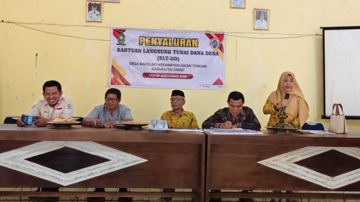 Sebanyak 7 KPM Ekstrem Menerima BLT-DD Dari Pemdes Kanrung