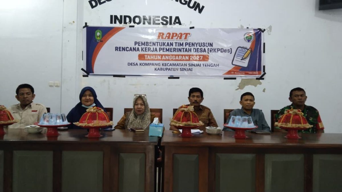 Perkuat Komitmen Pencegahan Dan Penanganan Stunting, Pemdes Kompang Gelar Rembuk Stunting