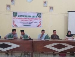 Musdes Pembentukan Tim Penyusun RKPDes Kanrung  Tahun 2027, Usai Digelar