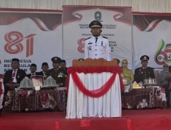 Camat Sinjai Tengah Pimpin Upacara Detik-Detik Proklamasi HUT RI Ke-81