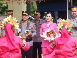 Estafet Kepemimpinan Polres Wajo,Akbp Diouglas Mahendrajaya Disambut Hangat Di  Mapolres Wajo
