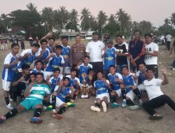 Kelurahan Cina Juara 1 Turnamen Sepak Bola HUT RI  Ke-81 Tingkat Kecamatan Pammana